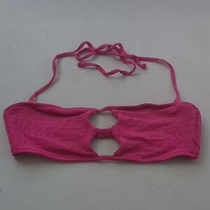 Volcom Pink Bandeau Intimates with Thin Straps